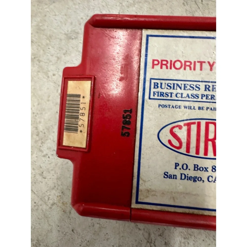 Vintage STIRES Shipping Recording Thermometer Business Reply‎ Mail Priority Mail